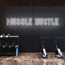 Muscle Hustle Neon Sign - Custom Neon Signs | LED Neon Signs | Zanvis Neon®