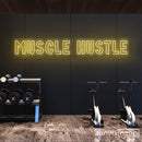 Muscle Hustle Neon Sign - Custom Neon Signs | LED Neon Signs | Zanvis Neon®