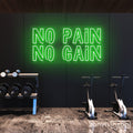 No Pain No Gain Neon Sign - Custom Neon Signs | LED Neon Signs | Zanvis Neon®