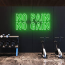 No Pain No Gain Neon Sign - Custom Neon Signs | LED Neon Signs | Zanvis Neon®