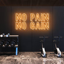 No Pain No Gain Neon Sign - Custom Neon Signs | LED Neon Signs | Zanvis Neon®