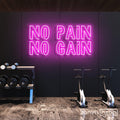 No Pain No Gain Neon Sign - Custom Neon Signs | LED Neon Signs | Zanvis Neon®