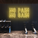 No Pain No Gain Neon Sign - Custom Neon Signs | LED Neon Signs | Zanvis Neon®
