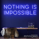 Nothing Is Impossible 2 Neon Sign - Custom Neon Signs | LED Neon Signs | Zanvis Neon®