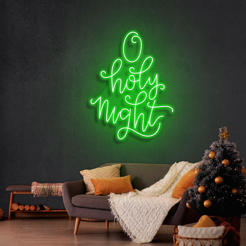 O Holy Night Solid Canvas Sign