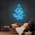 O Holy Night Christmas Neon Sign
