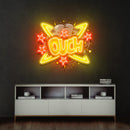 OUCH Led Neon Acrylic Artwork - Custom Neon Signs | LED Neon Signs | Zanvis Neon®