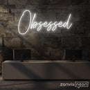 Obsessed Neon Sign - Custom Neon Signs | LED Neon Signs | Zanvis Neon®