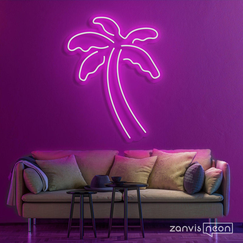 PALM TREE NEON SIGN - Custom Neon Signs | LED Neon Signs | Zanvis Neon®