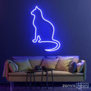 Peaceful Cat Neon Sign - Custom Neon Signs | LED Neon Signs | Zanvis Neon®