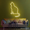 Peaceful Cat Neon Sign - Custom Neon Signs | LED Neon Signs | Zanvis Neon®