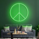 Peace Neon Sign - Custom Neon Signs | LED Neon Signs | Zanvis Neon®