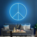 Peace Neon Sign - Custom Neon Signs | LED Neon Signs | Zanvis Neon®