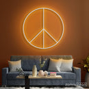 Peace Neon Sign - Custom Neon Signs | LED Neon Signs | Zanvis Neon®