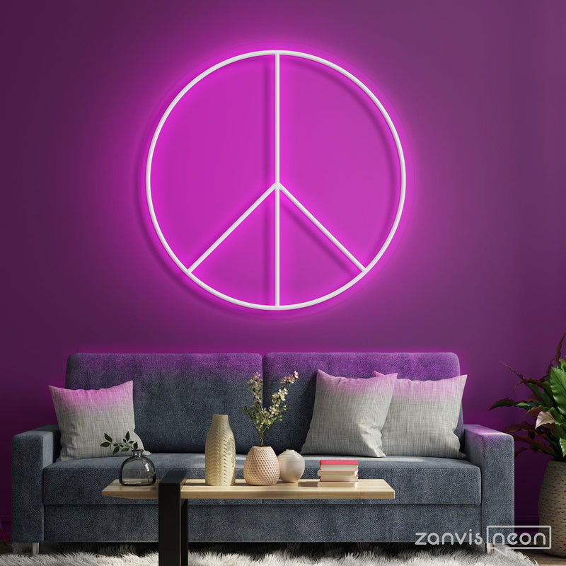 Peace Neon Sign