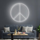 Peace Neon Sign - Custom Neon Signs | LED Neon Signs | Zanvis Neon®