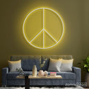 Peace Neon Sign - Custom Neon Signs | LED Neon Signs | Zanvis Neon®