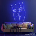 Peachy Female Neon Sign - Custom Neon Signs | LED Neon Signs | Zanvis Neon®