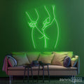 Peachy Female Neon Sign - Custom Neon Signs | LED Neon Signs | Zanvis Neon®