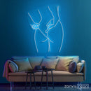 Peachy Female Neon Sign - Custom Neon Signs | LED Neon Signs | Zanvis Neon®