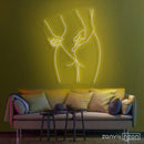 Peachy Female Neon Sign - Custom Neon Signs | LED Neon Signs | Zanvis Neon®