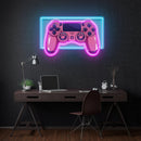 Pink Controller Led Neon Acrylic Artwork - Custom Neon Signs | LED Neon Signs | Zanvis Neon®