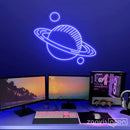 Planet Neon Sign - Custom Neon Signs | LED Neon Signs | Zanvis Neon®