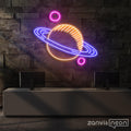 Planet Neon Sign - Custom Neon Signs | LED Neon Signs | Zanvis Neon®