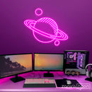 Planet Neon Sign - Custom Neon Signs | LED Neon Signs | Zanvis Neon®