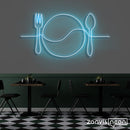 Plate Line Art Neon Sign - Custom Neon Signs | LED Neon Signs | Zanvis Neon®