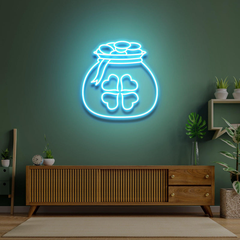 Pot of Gold Saint Patrick Day LED Neon Signs - Custom Neon Signs | LED Neon Signs | Zanvis Neon®