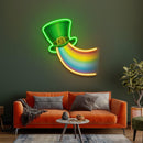 Rainbow into Heart Saint Patrick Day LED Neon Signs - Custom Neon Signs | LED Neon Signs | Zanvis Neon®
