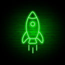 The Rocket Neon Sign - Custom Neon Signs | LED Neon Signs | Zanvis Neon®
