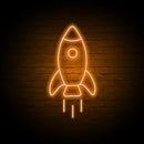 The Rocket Neon Sign - Custom Neon Signs | LED Neon Signs | Zanvis Neon®