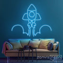 Rocket Launch Neon Sign - Custom Neon Signs | LED Neon Signs | Zanvis Neon®
