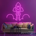 Rocket Launch Neon Sign - Custom Neon Signs | LED Neon Signs | Zanvis Neon®