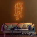 Solar Hand Neon Sign - Custom Neon Signs | LED Neon Signs | Zanvis Neon®