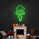 Scream Ghost Led Neon Sign Halloween Light Decor