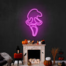 Scream Ghost Led Neon Sign Halloween Light Decor