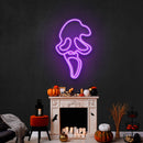Scream Ghost Led Neon Sign Halloween Light Decor