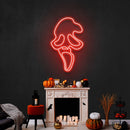Scream Ghost Led Neon Sign Halloween Light Decor
