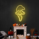 Scream Ghost Led Neon Sign Halloween Light Decor