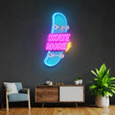 Skate More Led Neon Acrylic Artwork - Custom Neon Signs | LED Neon Signs | Zanvis Neon®