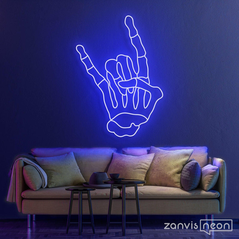 Skellihand Neon Sign - Custom Neon Signs | LED Neon Signs | Zanvis Neon®