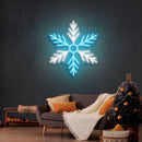 Snowflakes Neon Sign - Custom Neon Signs | LED Neon Signs | Zanvis Neon®