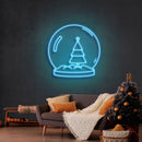 Christmas Snowglobe Neon Sign - Custom Neon Signs | LED Neon Signs | Zanvis Neon®
