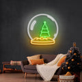 Christmas Snowglobe Neon Sign - Custom Neon Signs | LED Neon Signs | Zanvis Neon®