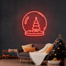 Christmas Snowglobe Neon Sign - Custom Neon Signs | LED Neon Signs | Zanvis Neon®