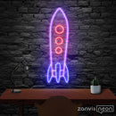 Spaceship Neon Sign - Custom Neon Signs | LED Neon Signs | Zanvis Neon®