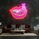 Taste of Your Lips Led Neon Acrylic Artwork - Custom Neon Signs | LED Neon Signs | Zanvis Neon®